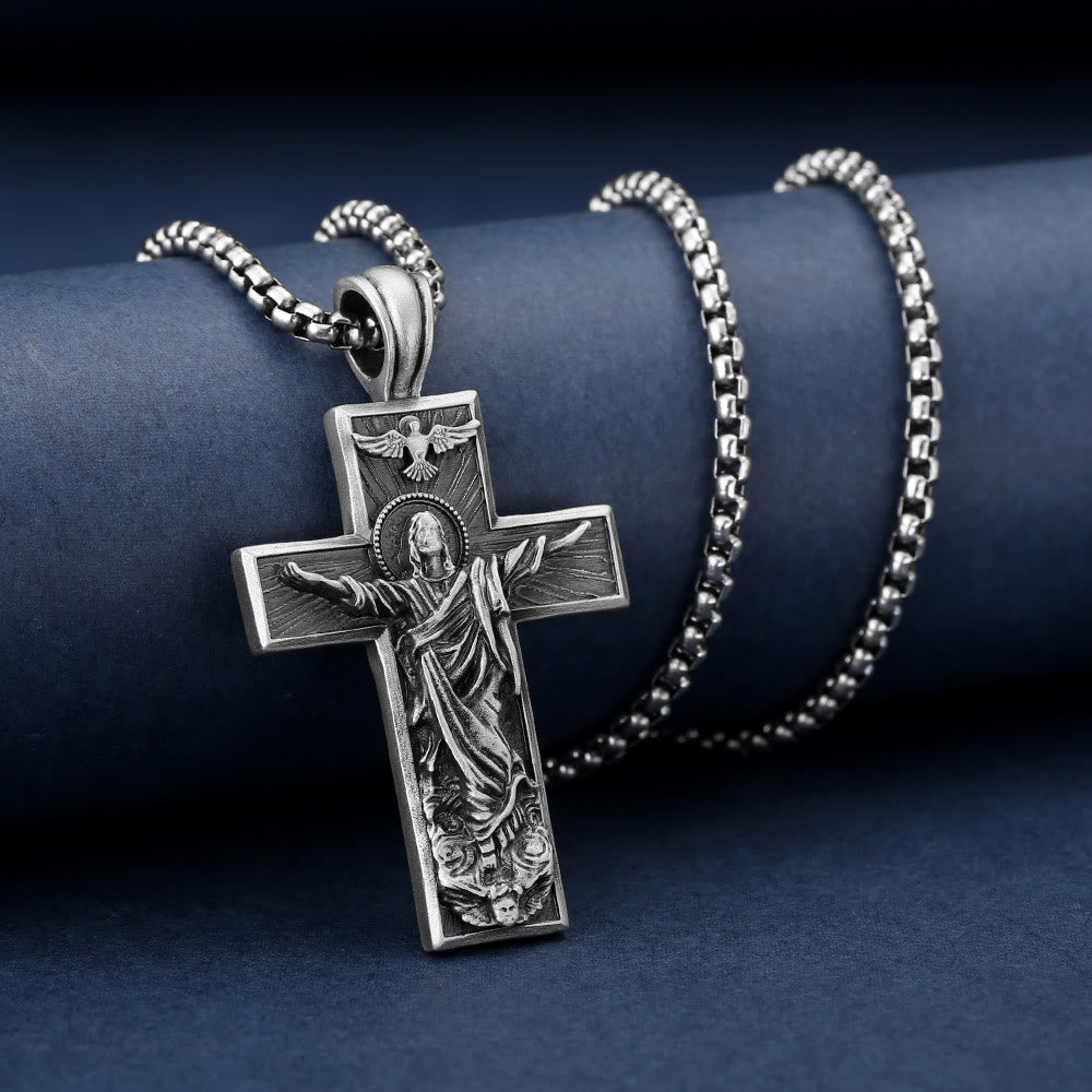 christiandiscipleshopthe Jesus Ascension Cross Necklace