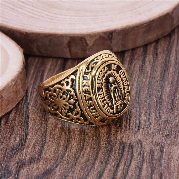 Christiandiscipleshop Our Lady of Guadalupe Faith in Heart Ring