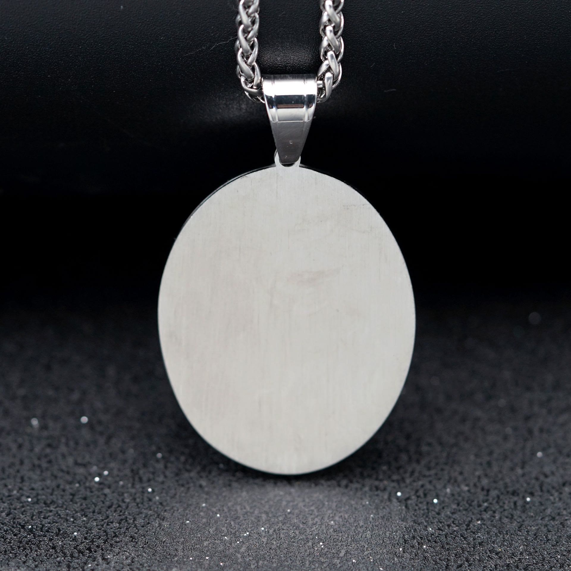 christiandiscipleshop Virgin Mary Religious Stainless Steel Pendant Necklace