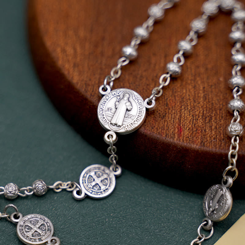 Christiandiscipleshop St. Benedict Alloy Refined Rosary