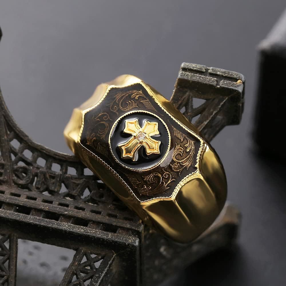 Christiandiscipleshop Faith and Strength Jesus Cross Religious Ring