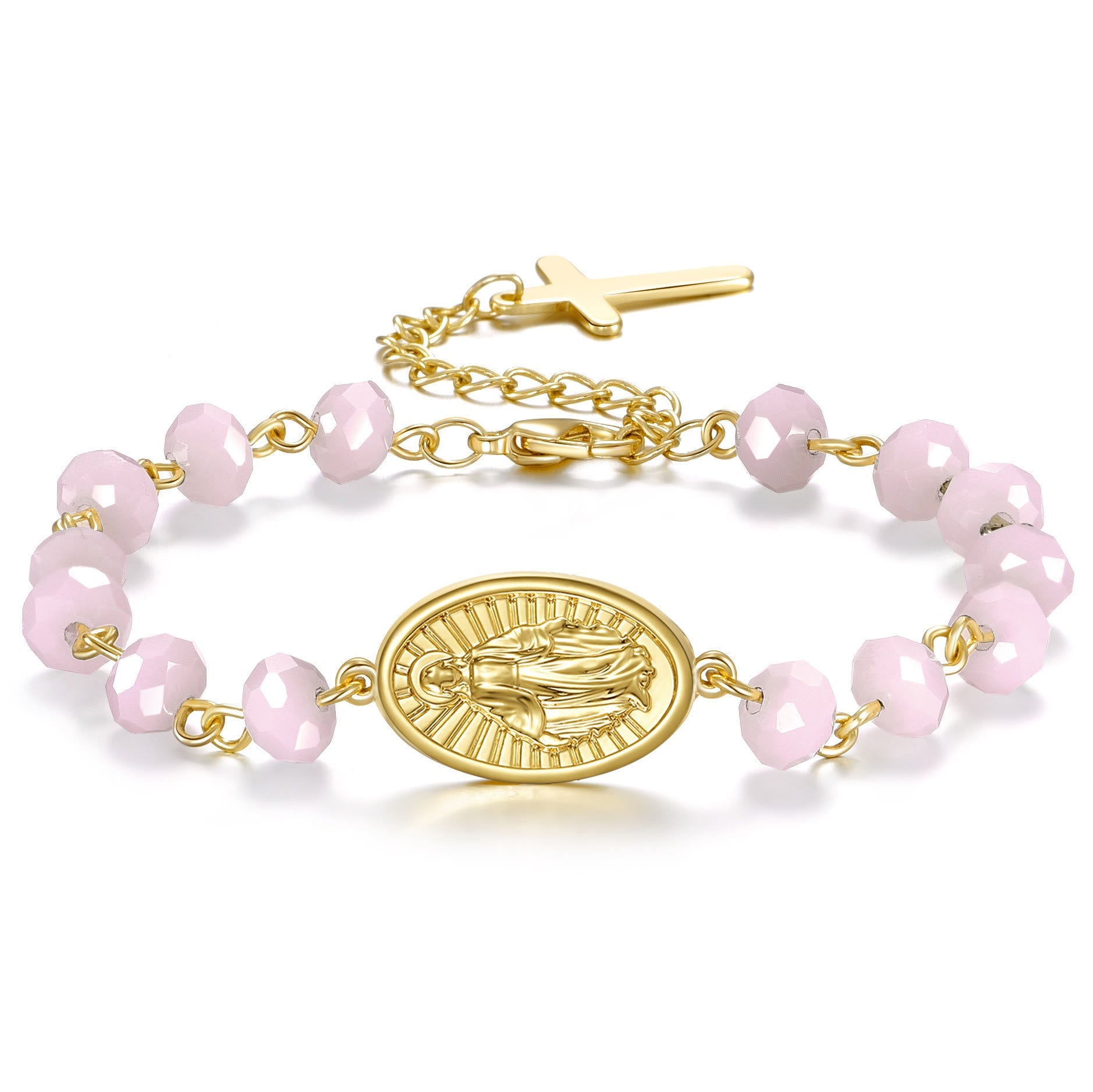 Christiandiscipleshop Crafted Miraculous Virgin Mary Charm Bracelet