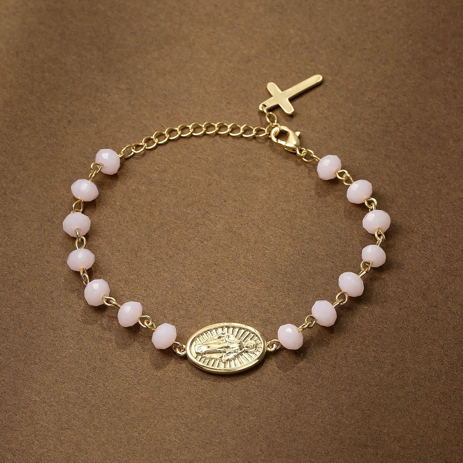 Christiandiscipleshop Crafted Miraculous Virgin Mary Charm Bracelet