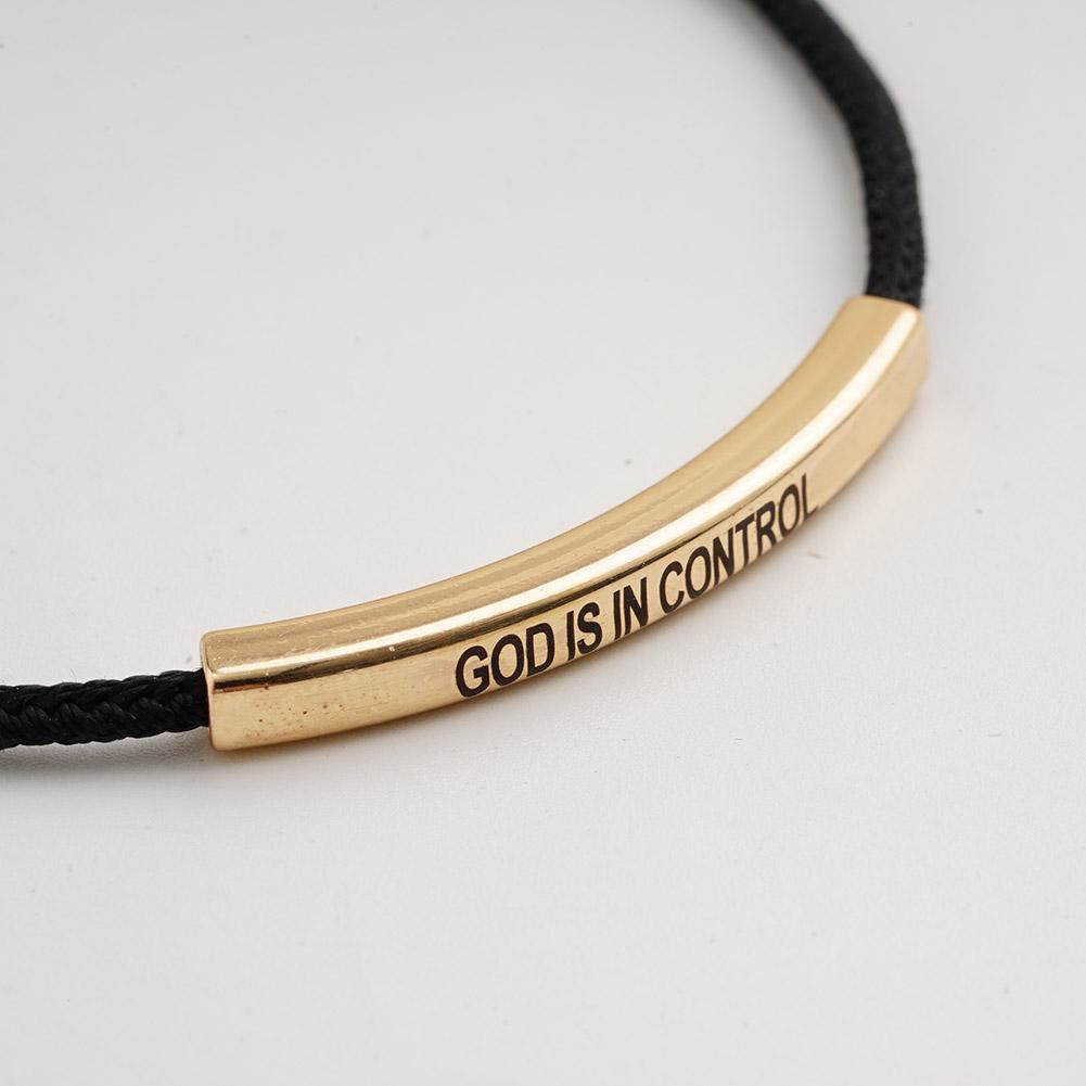 Christiandiscipleshop Simple Style God Blessed Adjustable String Bracelet