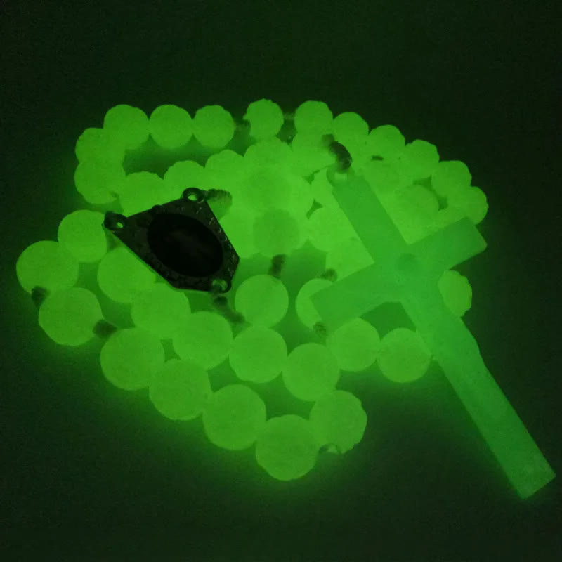Luminous Hanging Decorative Cross Wall Rosary
