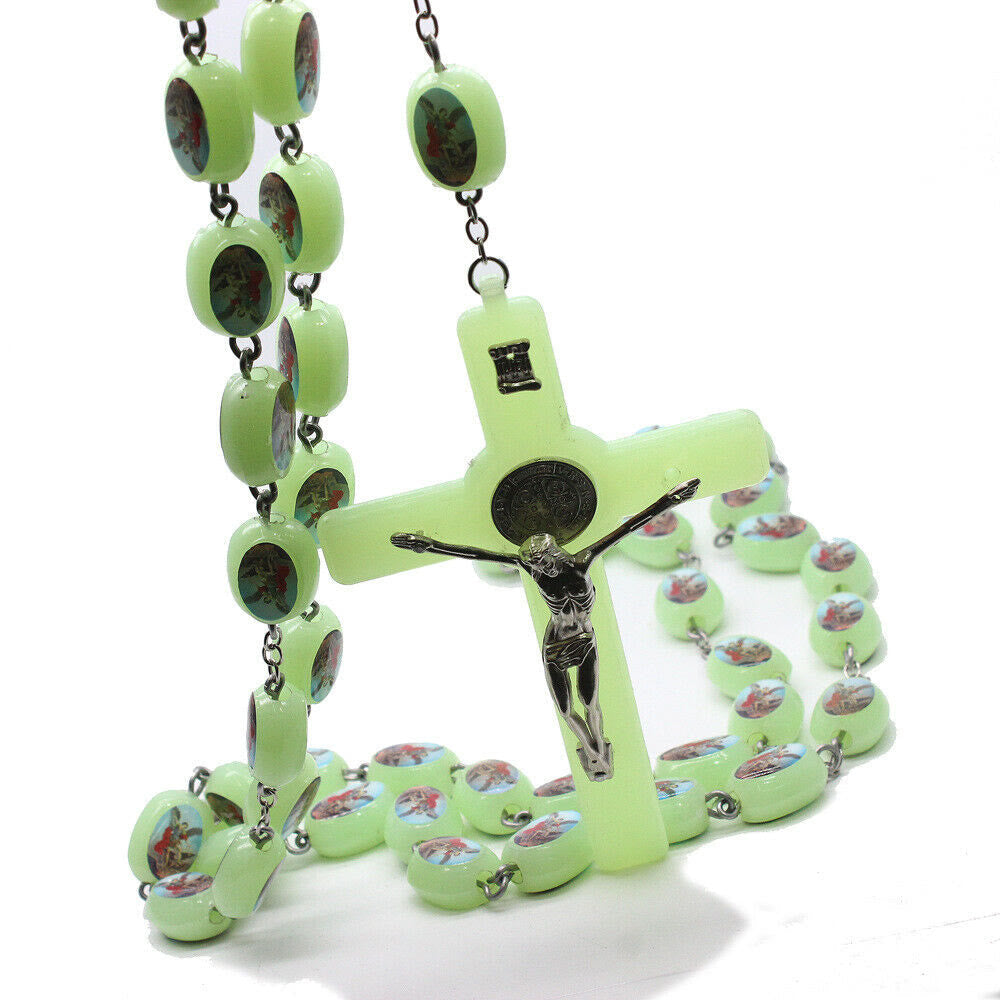 Glow in The Dark Luminous Prayer Beads Rosary