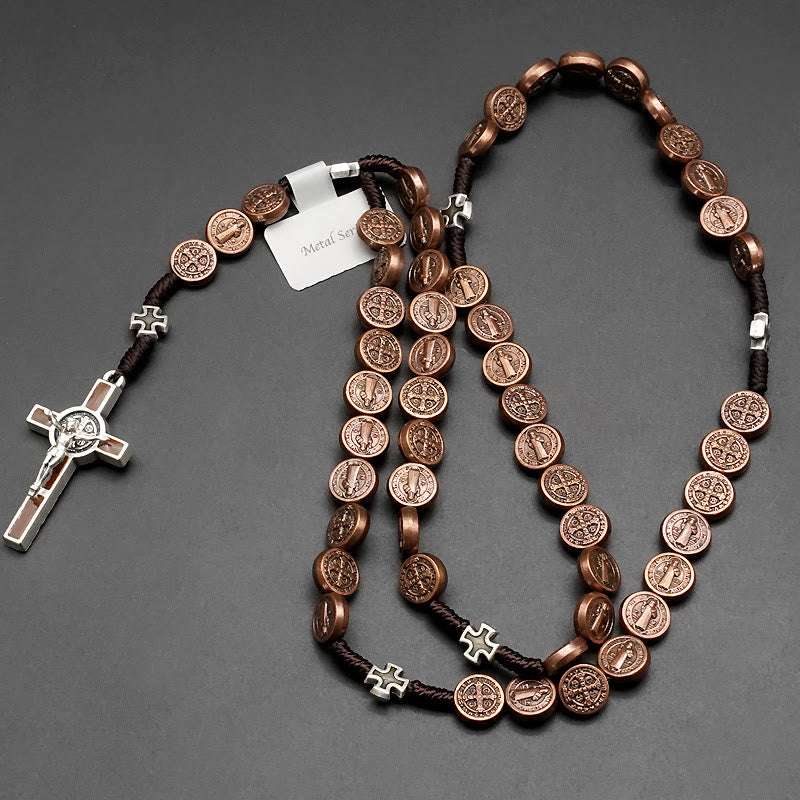 Christiandiscipleshop St. Benedict Rope a Decade Rosary for Exorcism/Praying (4 colors)