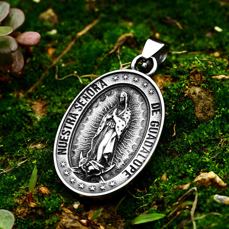 christiandiscipleshop The Patron Saint: Our Lady of Guadalupe Necklace