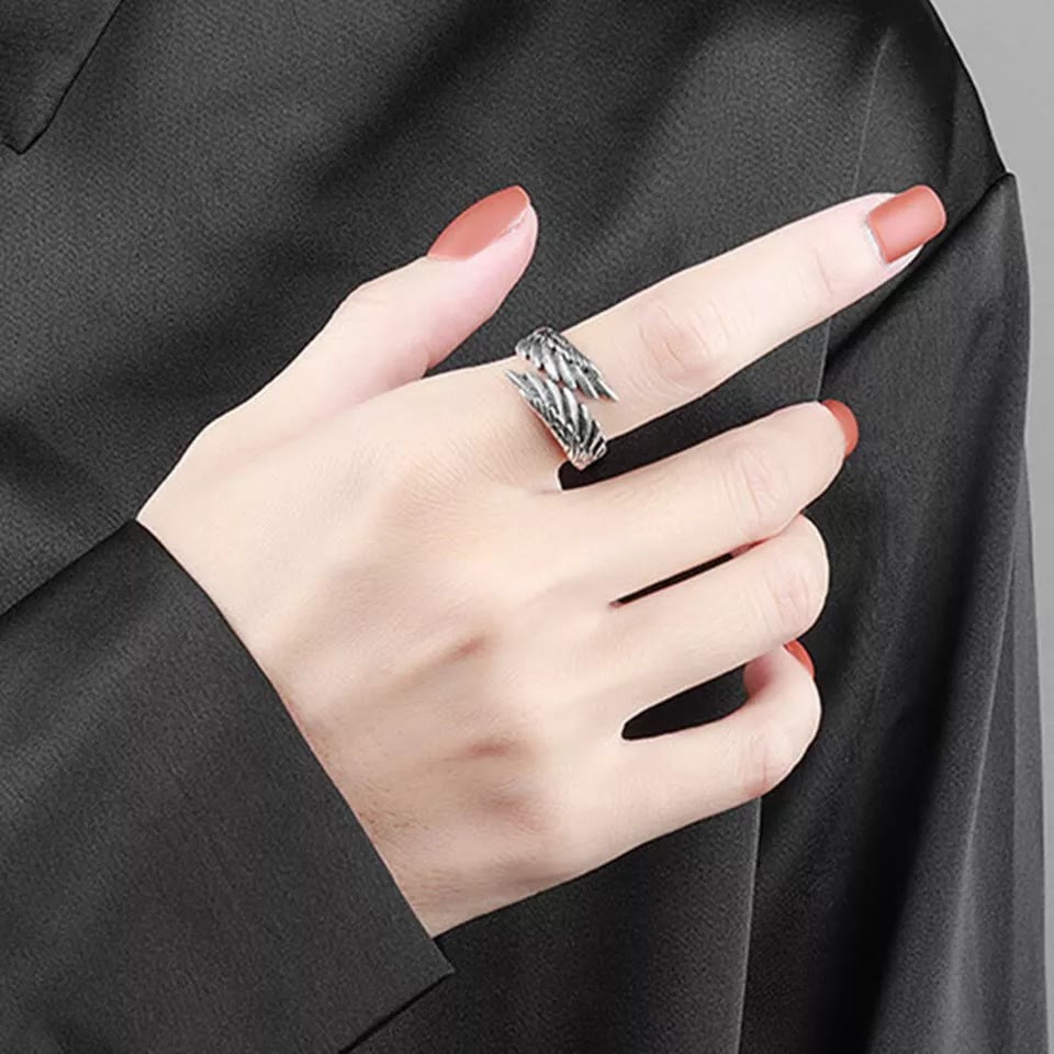Christiandiscipleshop Pure Angel Wings Adjustable Ring