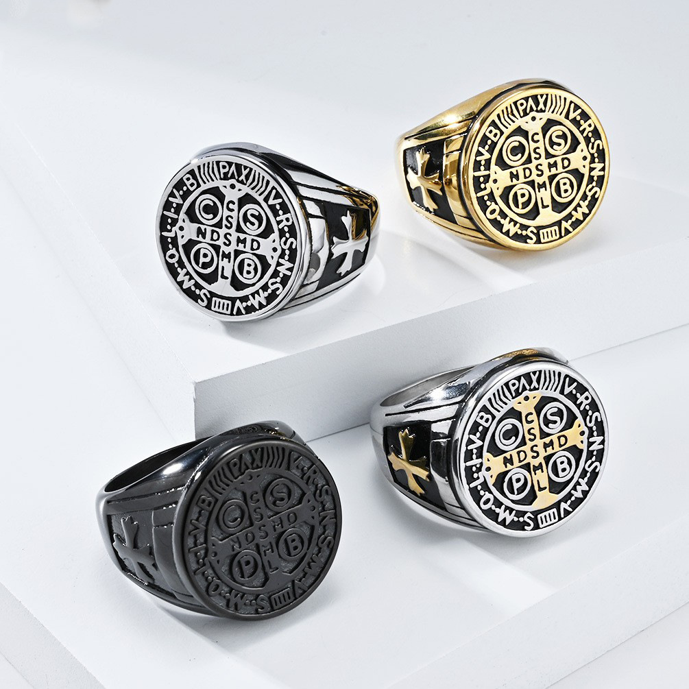 Christiandiscipleshop St. Benedict the Protector Ring
