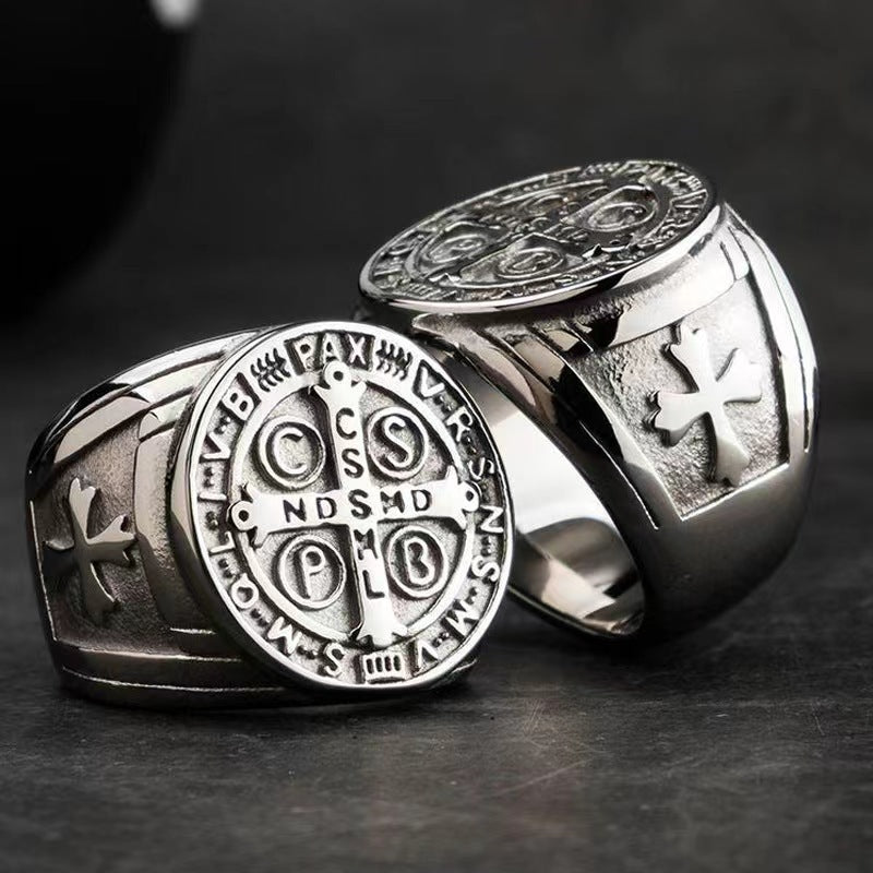 Christiandiscipleshop St. Benedict the Protector Ring