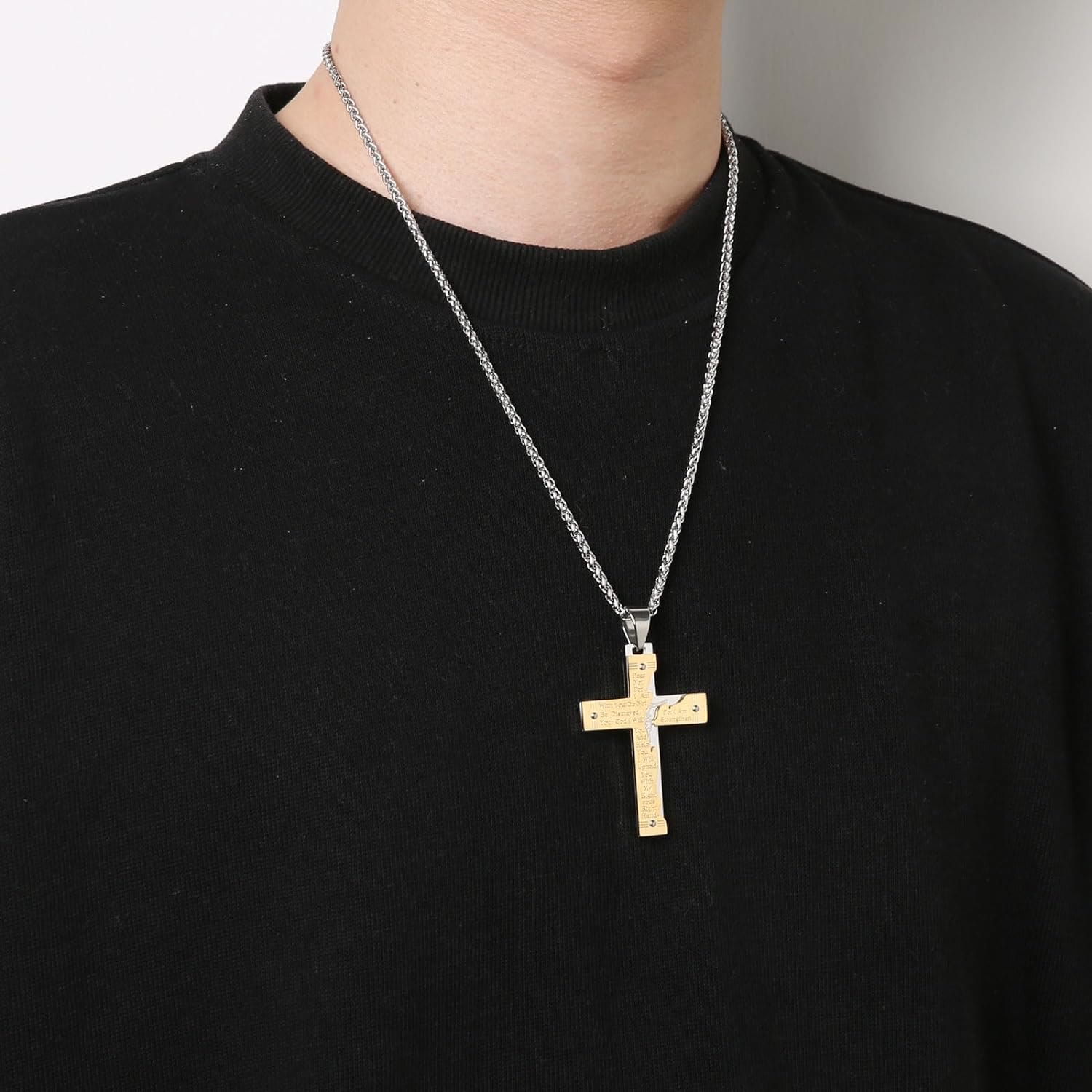 christiandiscipleshop Jesus christiandiscipleshop Crucifix Religion Cross Pendant Necklace