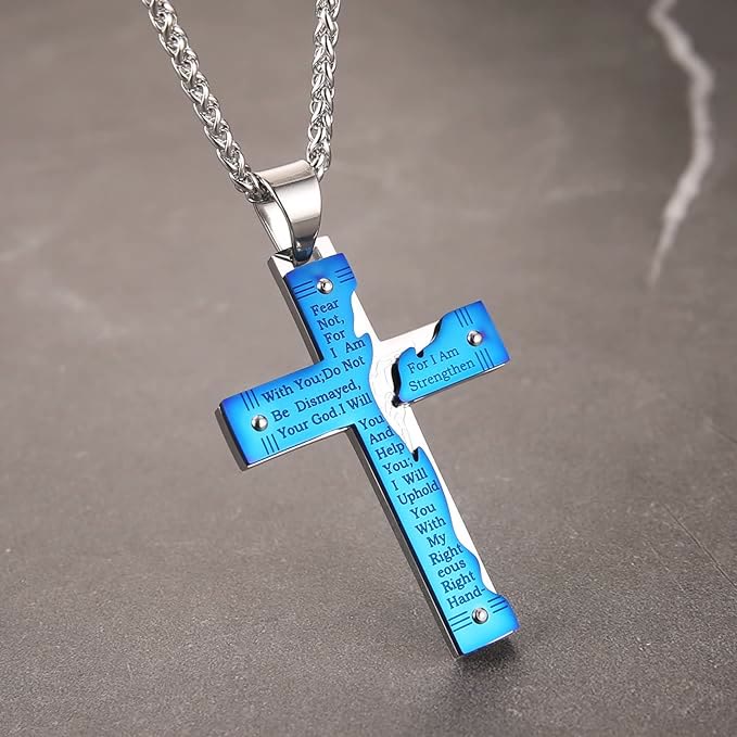 christiandiscipleshop Jesus christiandiscipleshop Crucifix Religion Cross Pendant Necklace