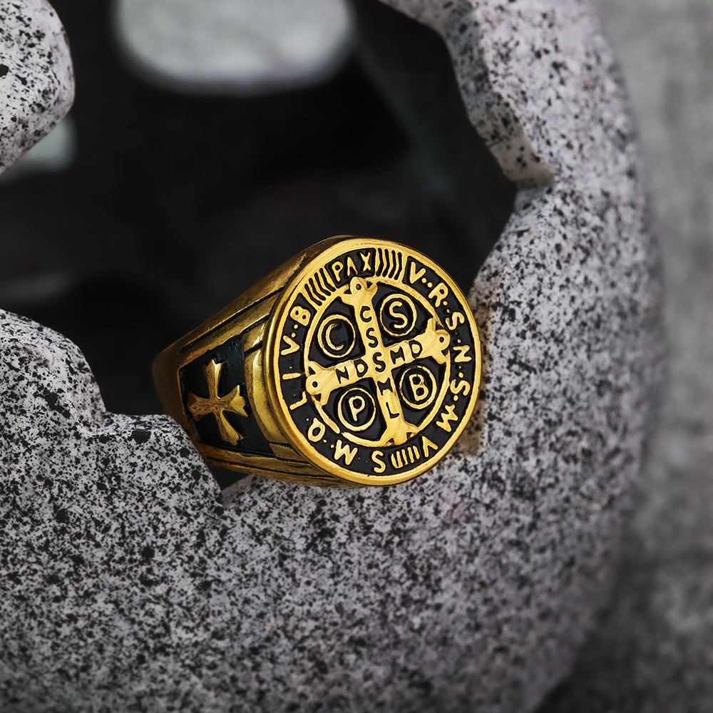 Christiandiscipleshop St. Benedict the Protector Ring
