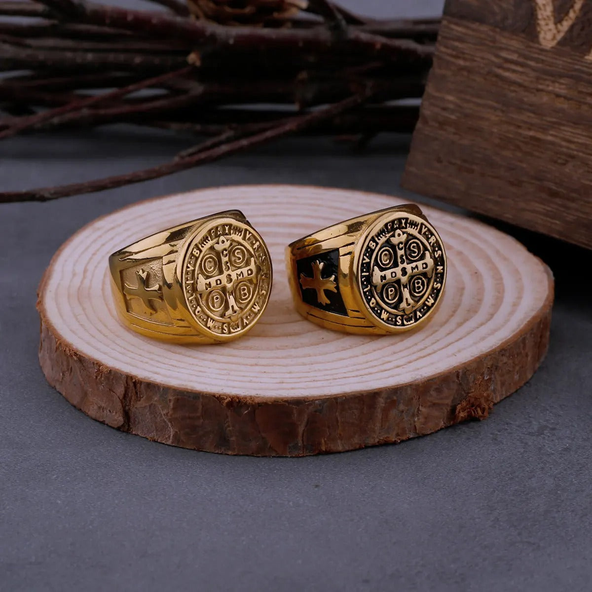 Christiandiscipleshop St. Benedict the Protector Ring