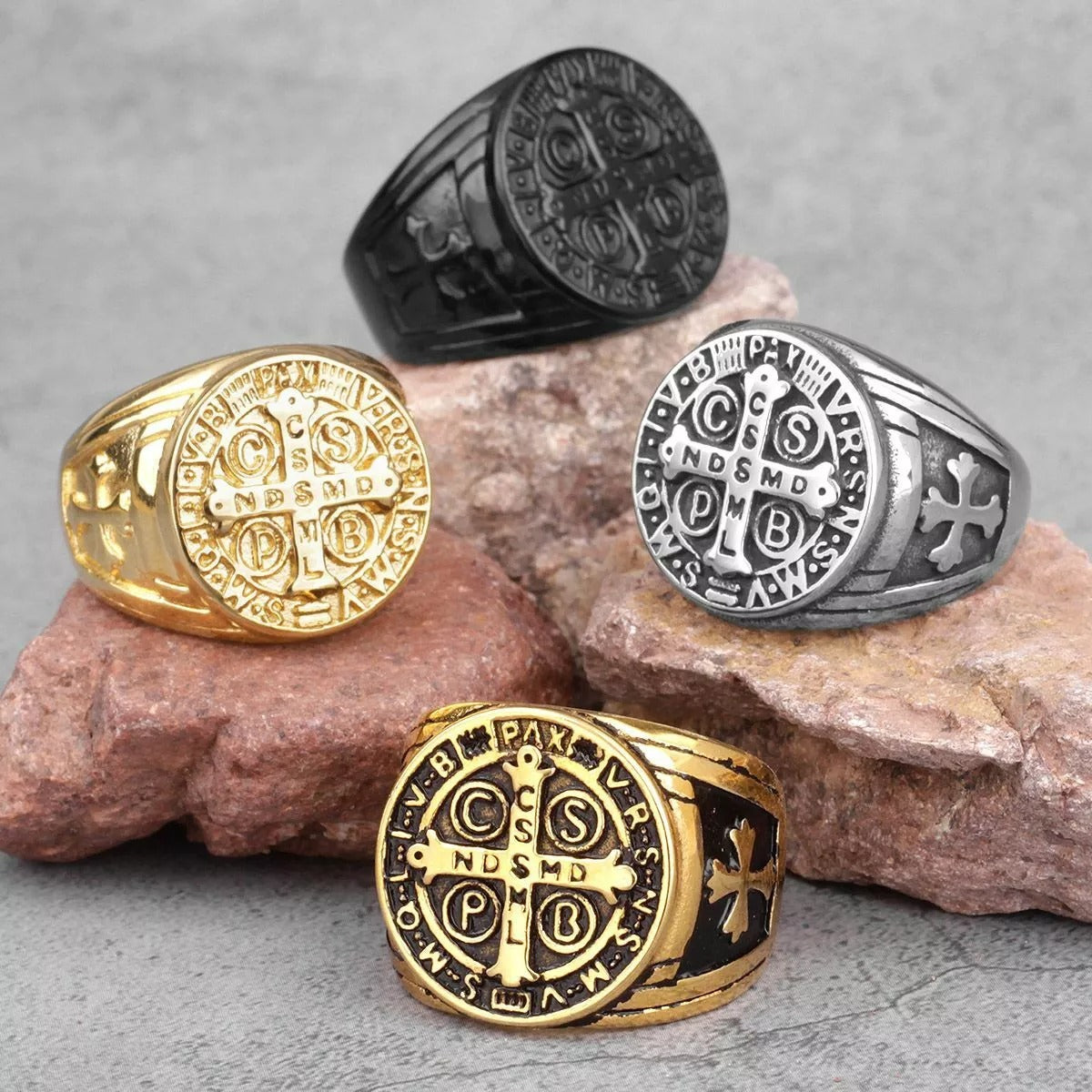 Christiandiscipleshop St. Benedict the Protector Ring