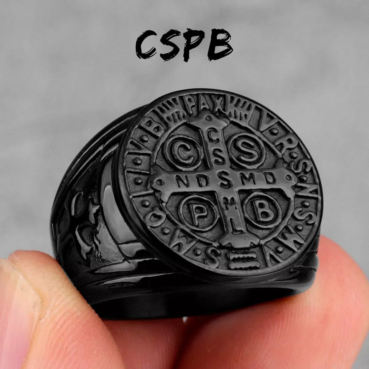 Christiandiscipleshop St. Benedict the Protector Ring