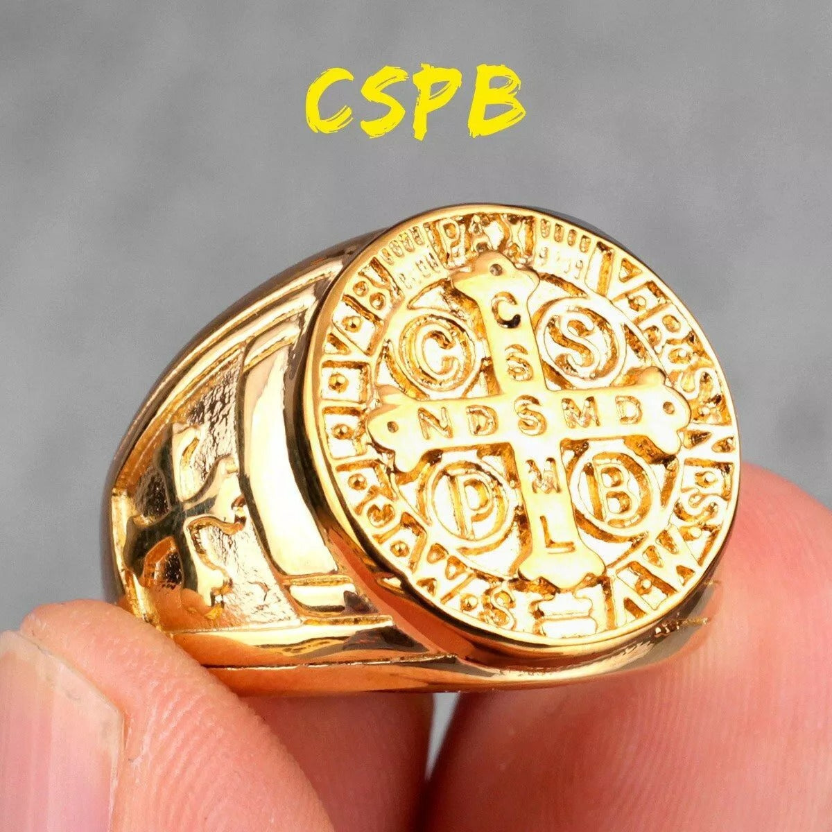 Christiandiscipleshop St. Benedict the Protector Ring