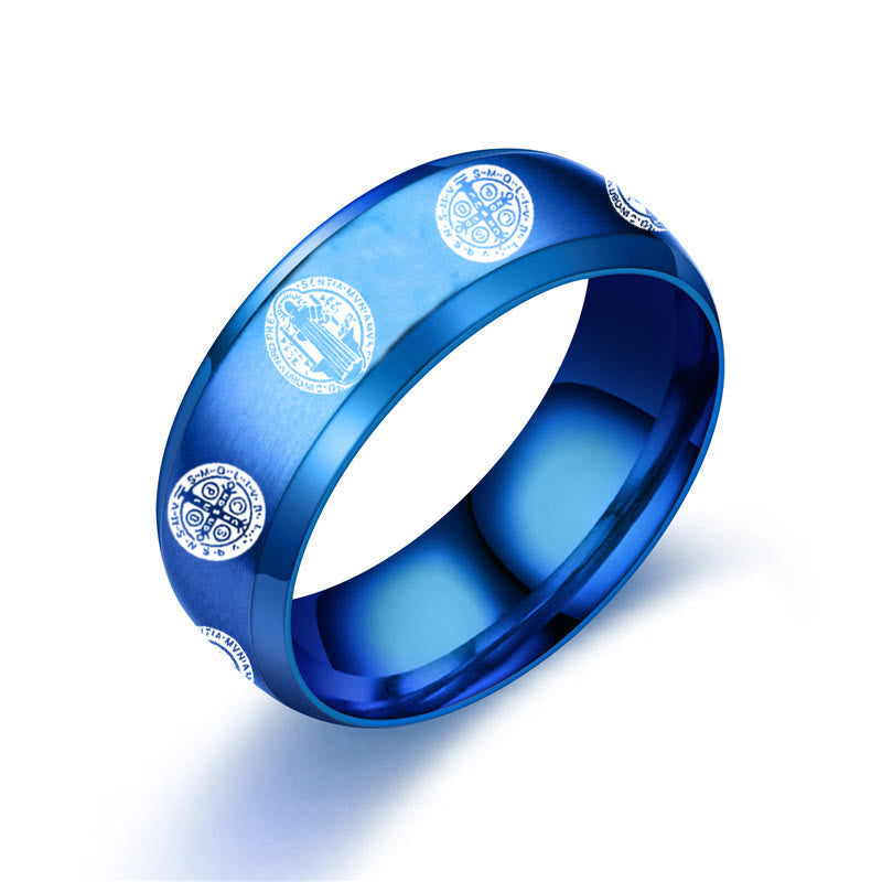 Christiandiscipleshop Religion St. Benedict Titanium Ring