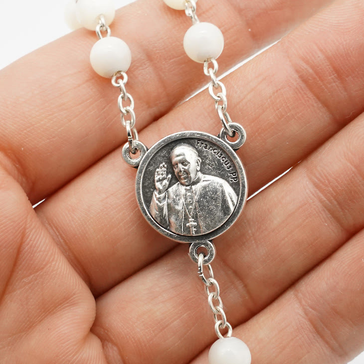 christiandiscipleshop The Four Temples Of Christ Mother-of-Pearl Rosary