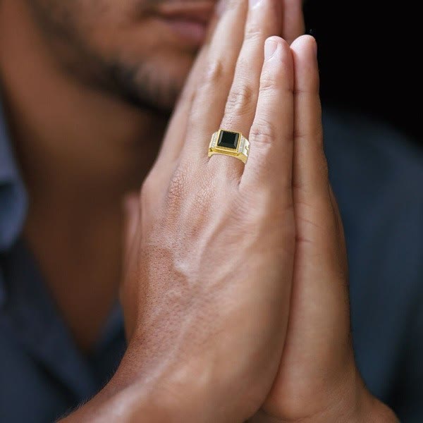 Christiandiscipleshop Faith Two Tone Plated Cross Ring - With God All Things Are Possible