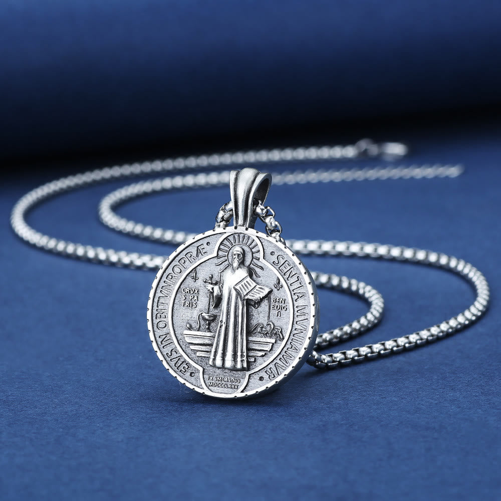 christiandiscipleshopthe St. Benedict Medal Protection Necklace