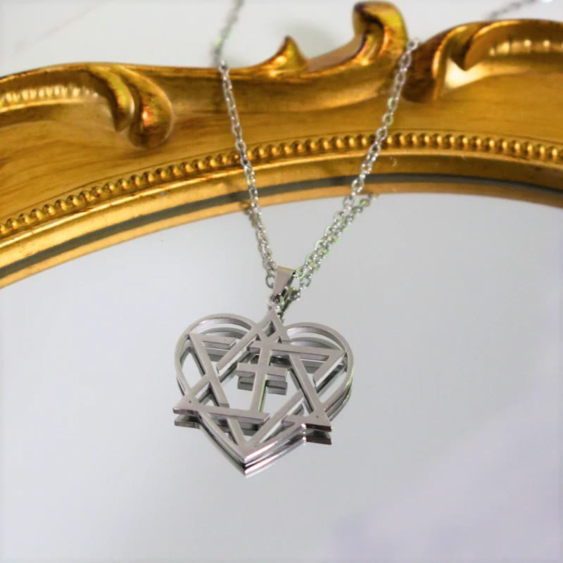 christiandiscipleshop Messianic, Christain, Yeshua (Jesus) In My Heart Adjustable Silvertone Cable Chain Necklace