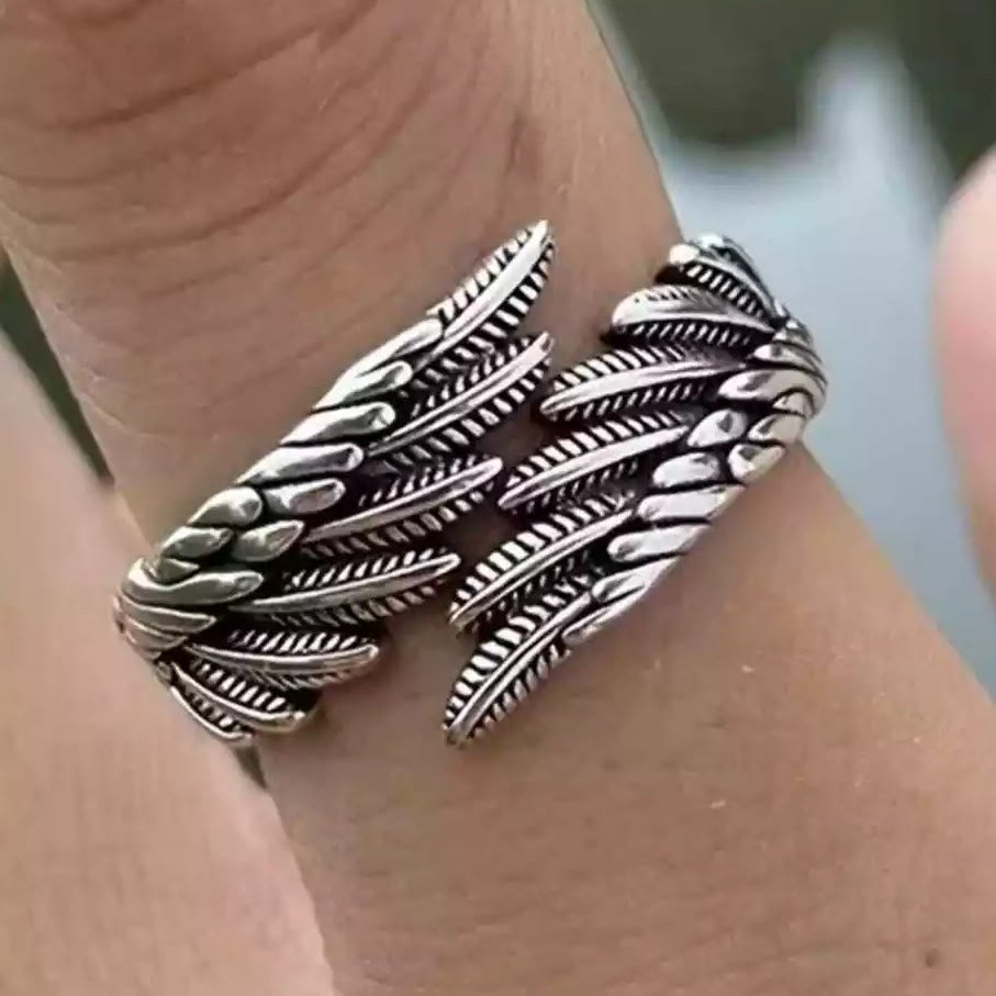 Christiandiscipleshop Pure Angel Wings Adjustable Ring