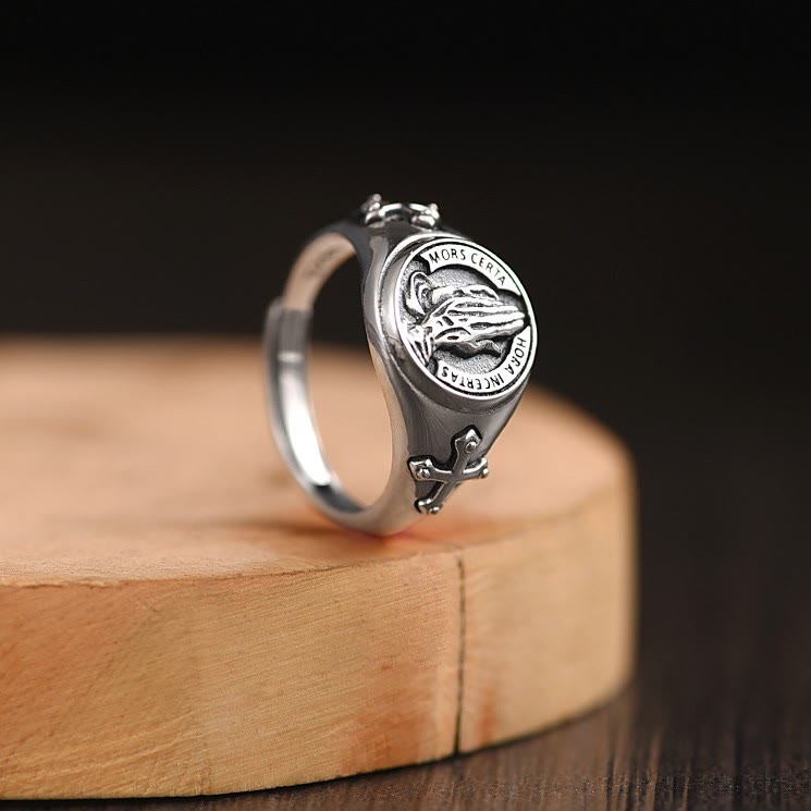 Christiandiscipleshop Praying Hands Adjustable Ring