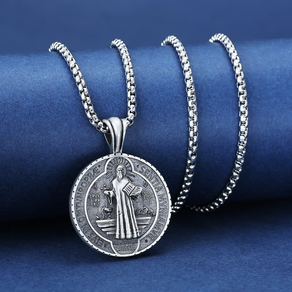christiandiscipleshopthe St. Benedict Medal Protection Necklace